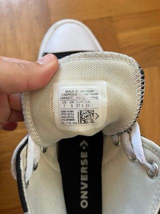 Zapatillas de corte alto, marca converse