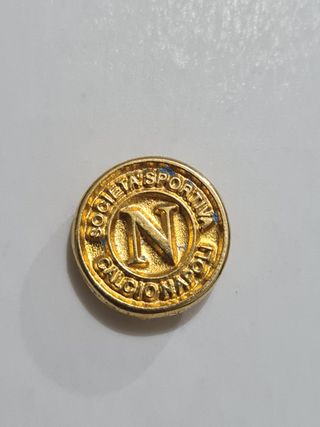 spilletta spilla napoli calcio vintage