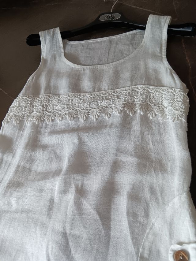 Copricostume puro lino