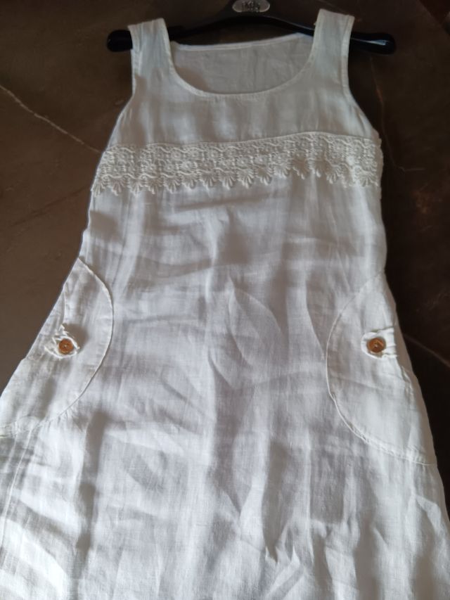 Copricostume puro lino