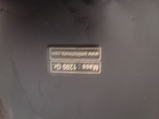 Casco de moto SMK negro. 