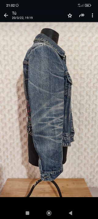 Chaqueta tejana Gas talla M como nueva.