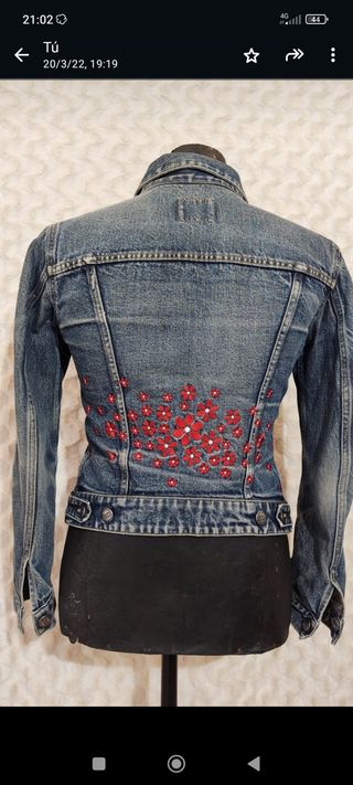 Chaqueta tejana Gas talla M como nueva.