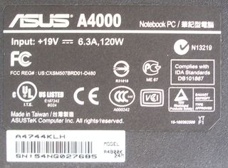 NOTEBOOK ASUS A4 A4000 BASE TOUCHPAD VARIE