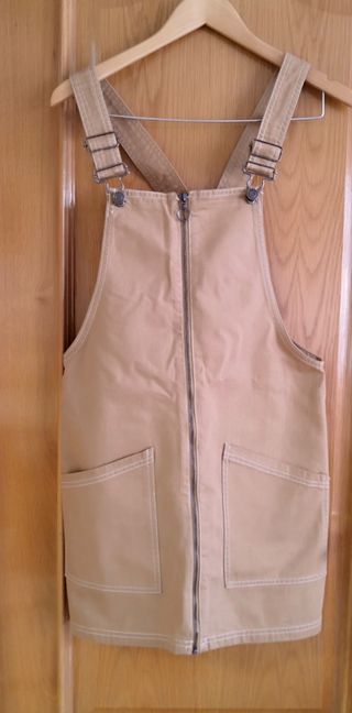 Peto Vaquero Falda Bershka 