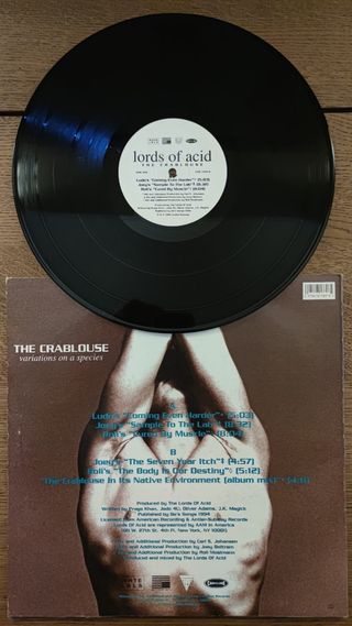 Disco 12" dei The Crablouse "Lords of Acid"