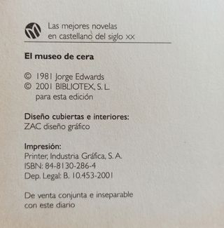 📚 LIBRO "EL MUSEO DE CERA"