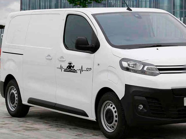 Pegatina DJ electrocardio