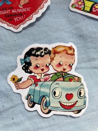 lote San Valentin retro