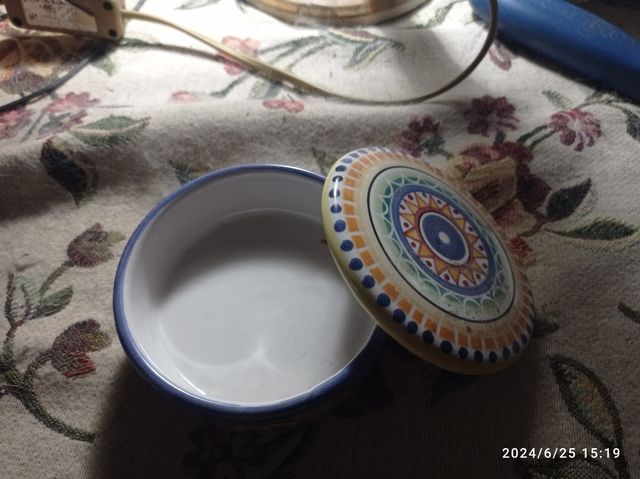 Porta gioielli ceramica