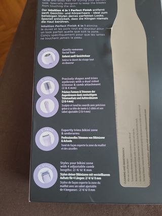 Afeitadora eléctrica con peine