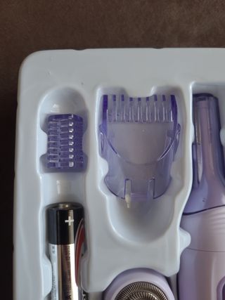 Afeitadora eléctrica con peine