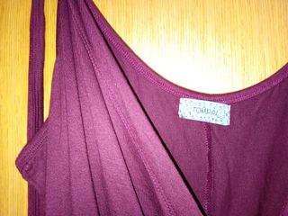 Vestido burdeos TOMPAI