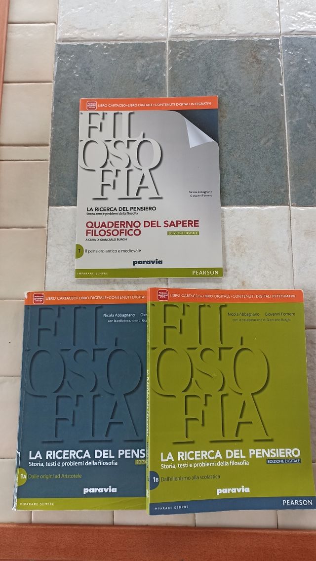 Ricerca del pensiero Vol. 1A-1B+ quad