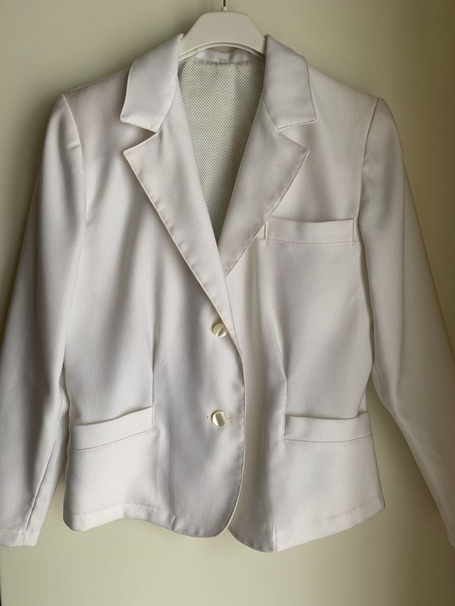 Giacca estiva bambina colore bianco Certex