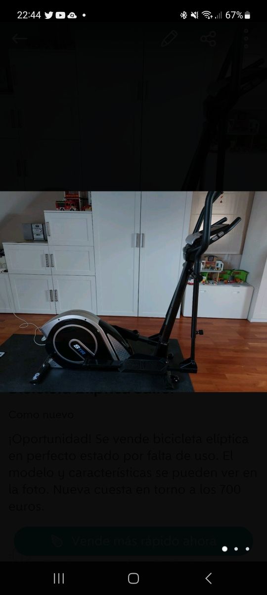 Bicicleta Elíptica Salter