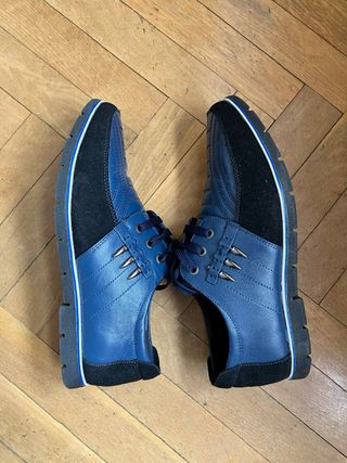 Zapatos hombre 42.5 color azul