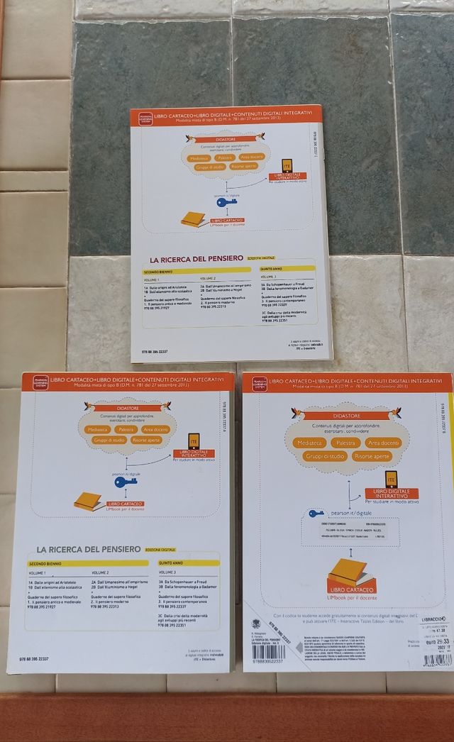 Ricerca del pensiero vol.3 + quad