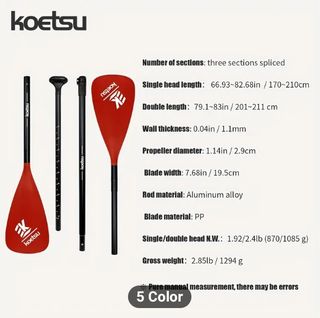 Remo paddle surf y kayak 2 en 1