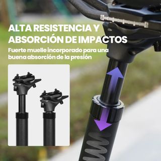 Tija Sillín con Amortiguador 