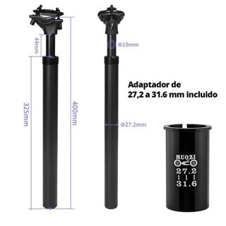 Tija Sillín con Amortiguador 