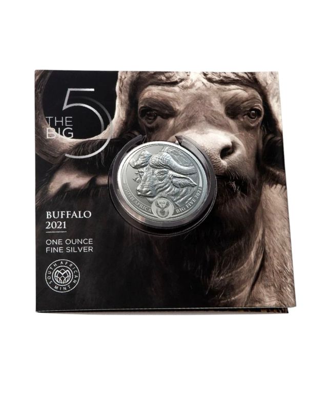 Moneda Big Five Búfalo 2021 1 oz plata