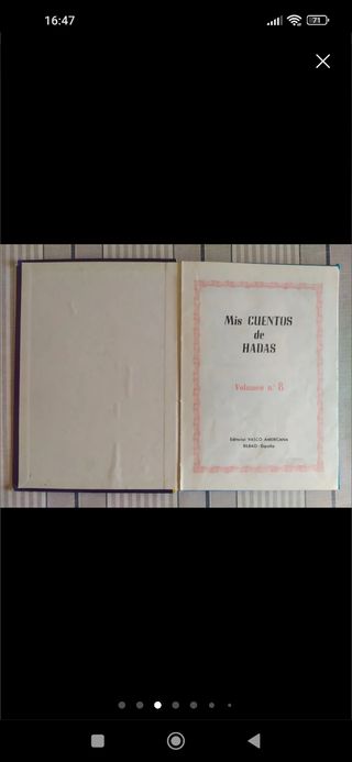 Libro de cuentos antiguo 