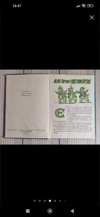 Libro de cuentos antiguo 
