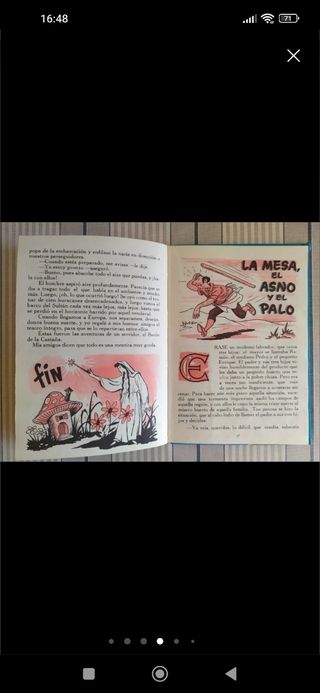 Libro de cuentos antiguo 