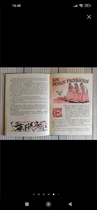 Libro de cuentos antiguo 