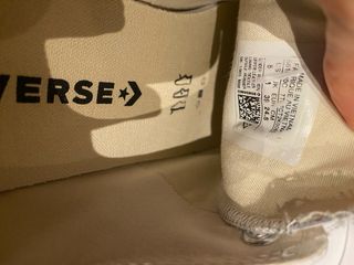 Zapatillas converse piel y plataforma nuevas