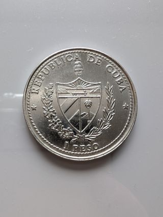 Moneda 1 CUP centenario velazquez