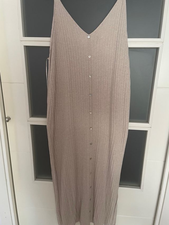 Vestido punto canalé primark