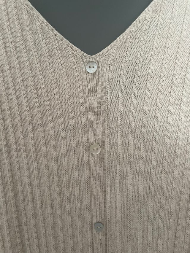 Vestido punto canalé primark