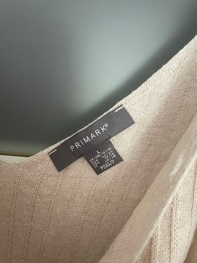 Vestido punto canalé primark