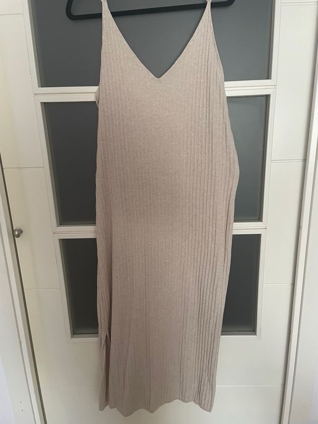 Vestido punto canalé primark