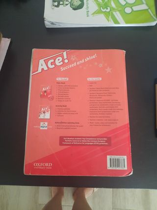 Libro Ingles ACE 1 class book oxford