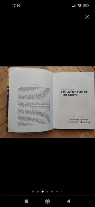 Libro ilustrado Aventuras de Tom Sawyer