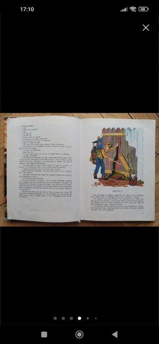 Libro ilustrado Aventuras de Tom Sawyer