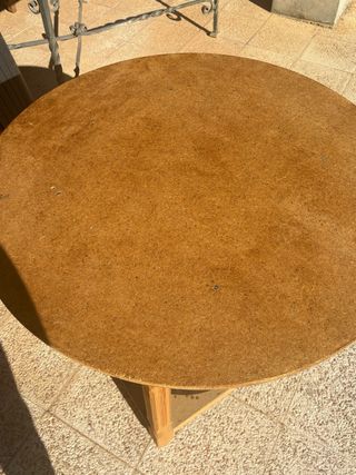 Mesa camilla con brasero de picón