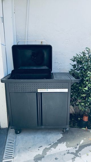 Barbacoa portátil para carbón