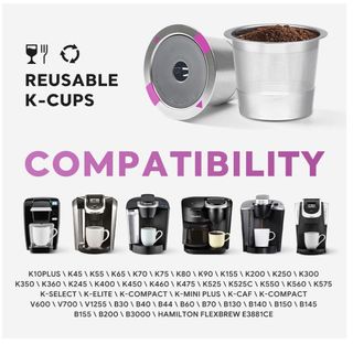 2 pezzi filtri cialde caffè K riutilizzabili inox