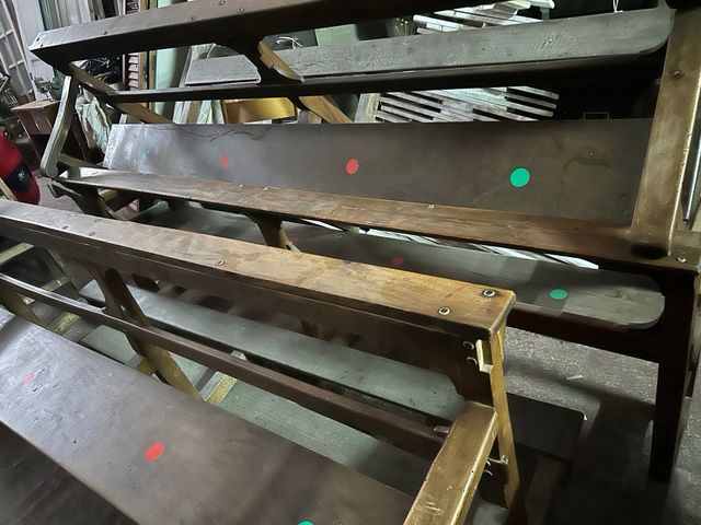 Banco antiguo iglesia