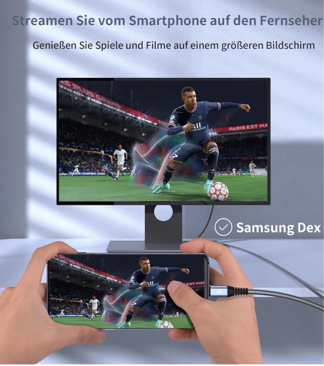 Cable USB C a HDMI 4K 2M