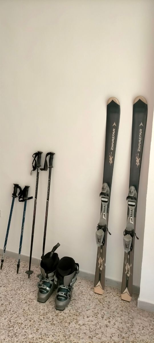 Esquís y equipo completo 