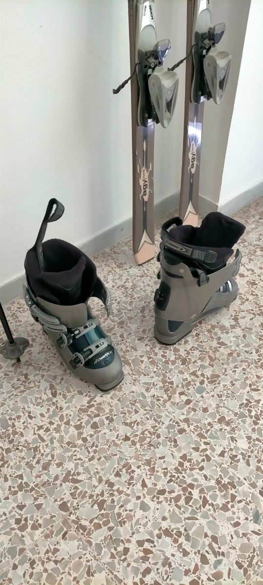 Esquís y equipo completo 