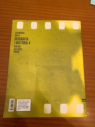 Geografia i Historia 4 secundaria baula
