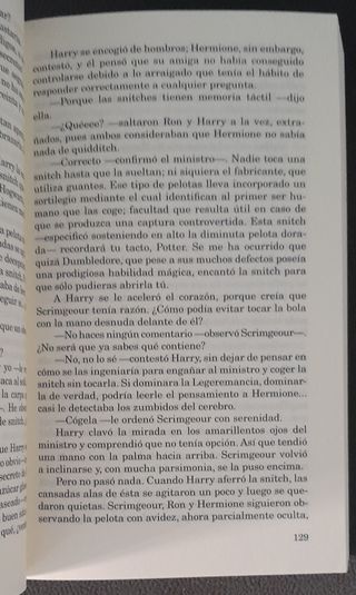 libro ciencia ficción Harry Potter