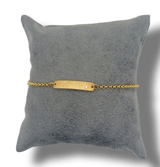 Pulsera no me olvides bebé, Oro 18k.