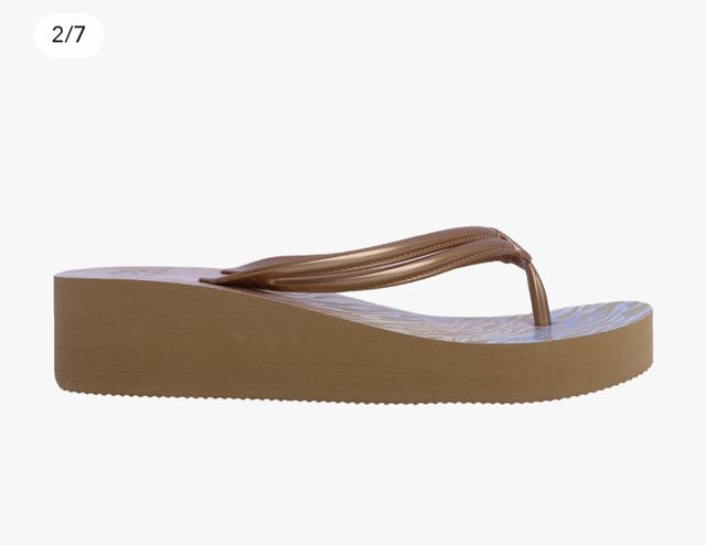 Chanclas DON ALGODÓN DORADAS